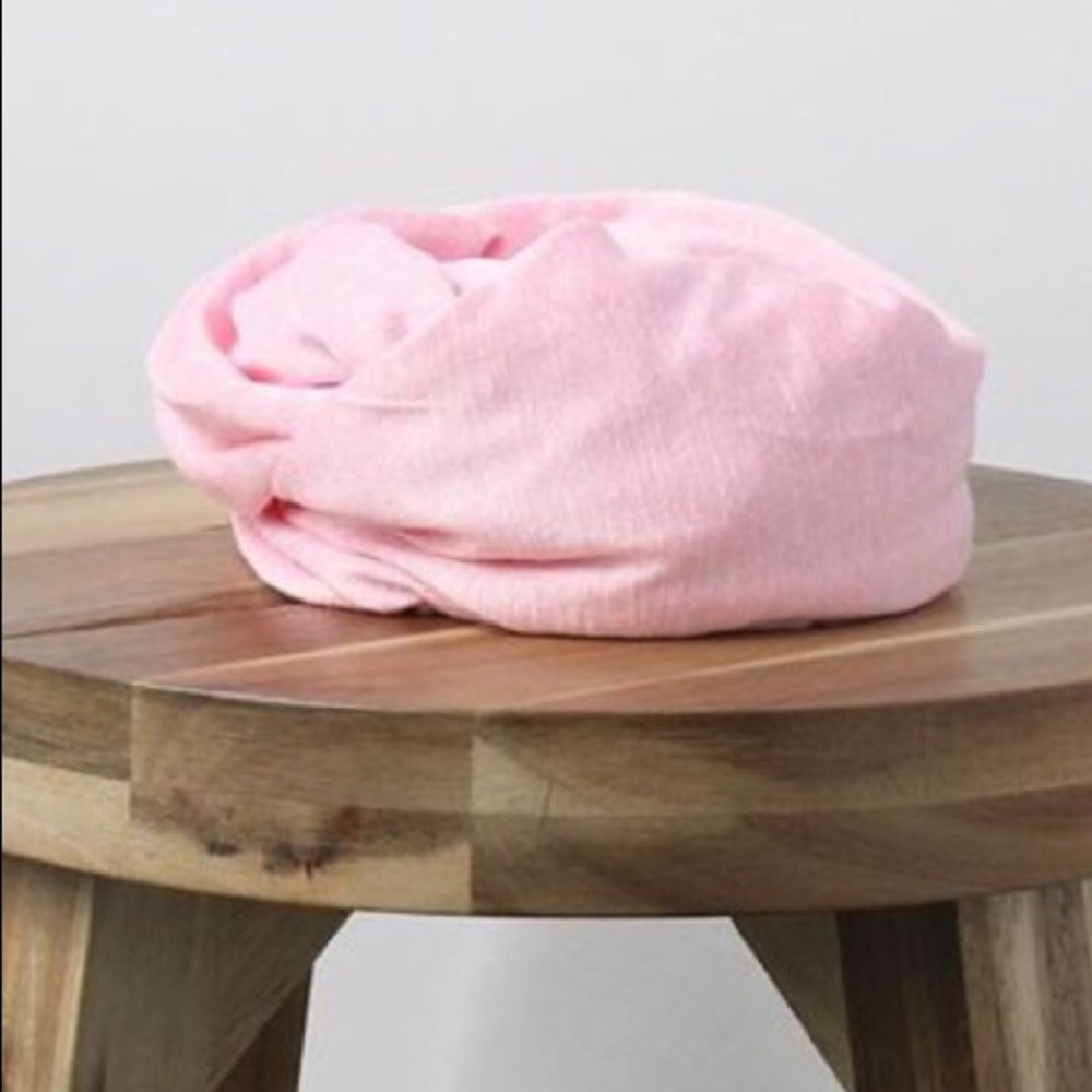 NWOT Light Pink Infinity Scarf